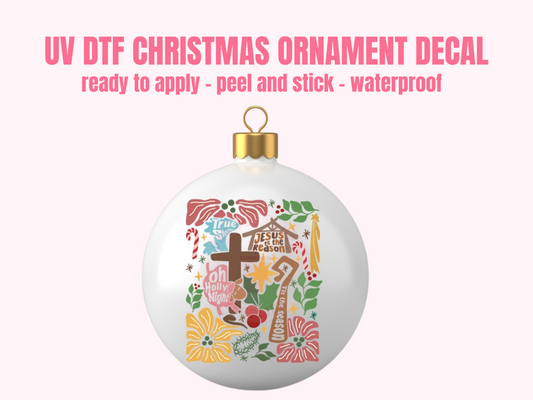 UV DTF CHRISTMAS ORNAMENT #70