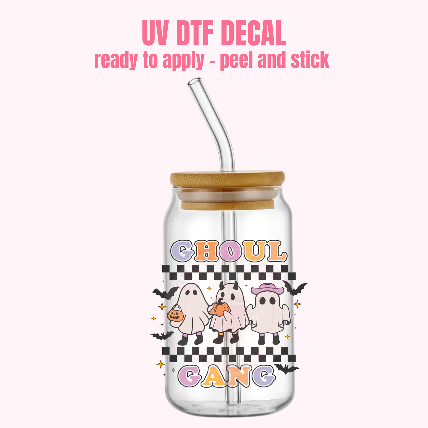 UV DTF DECAL Ghoul Gang #218