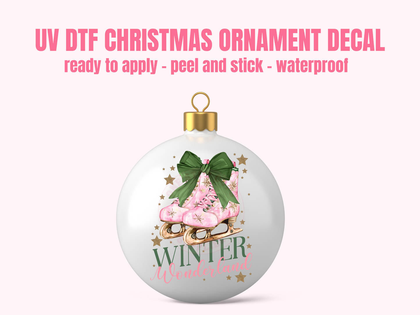 UV DTF CHRISTMAS ORNAMENT #73