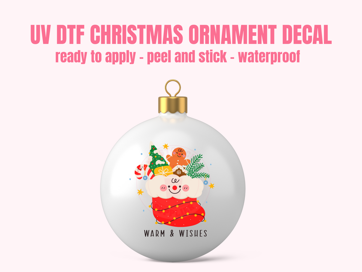 UV DTF CHRISTMAS ORNAMENT #78