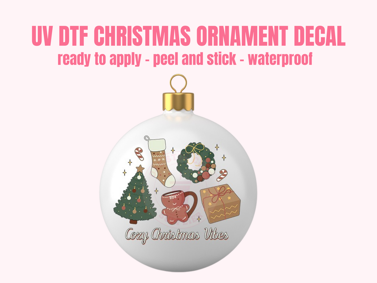 UV DTF CHRISTMAS ORNAMENT #55