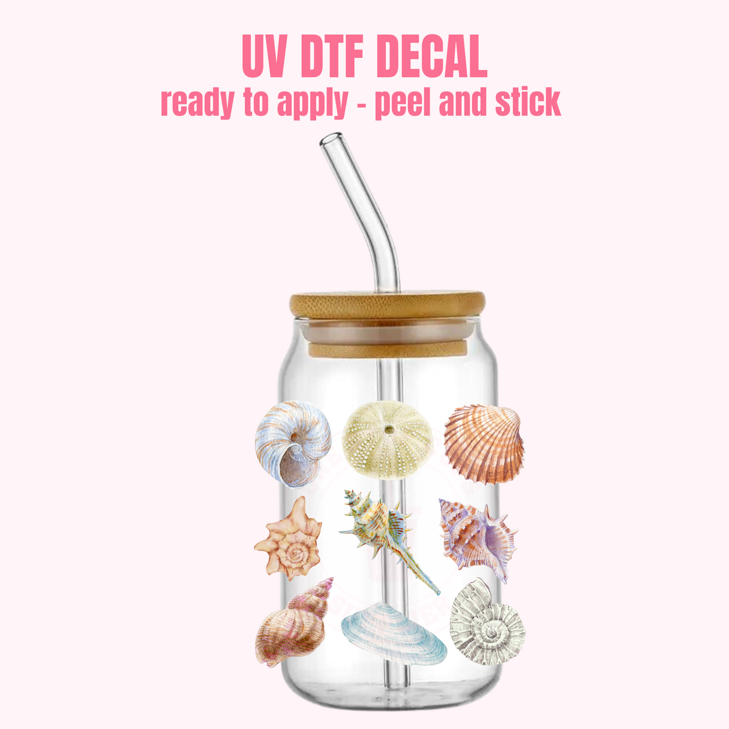 UV DTF DECAL Shells #194