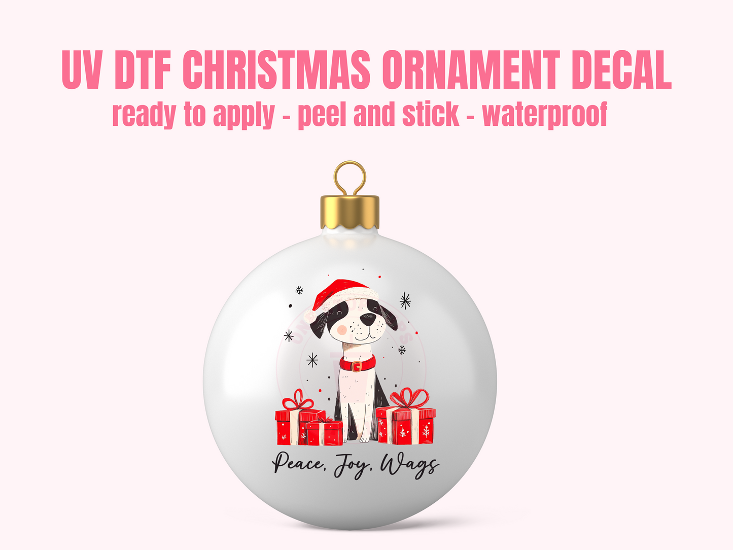 UV DTF CHRISTMAS ORNAMENT #83
