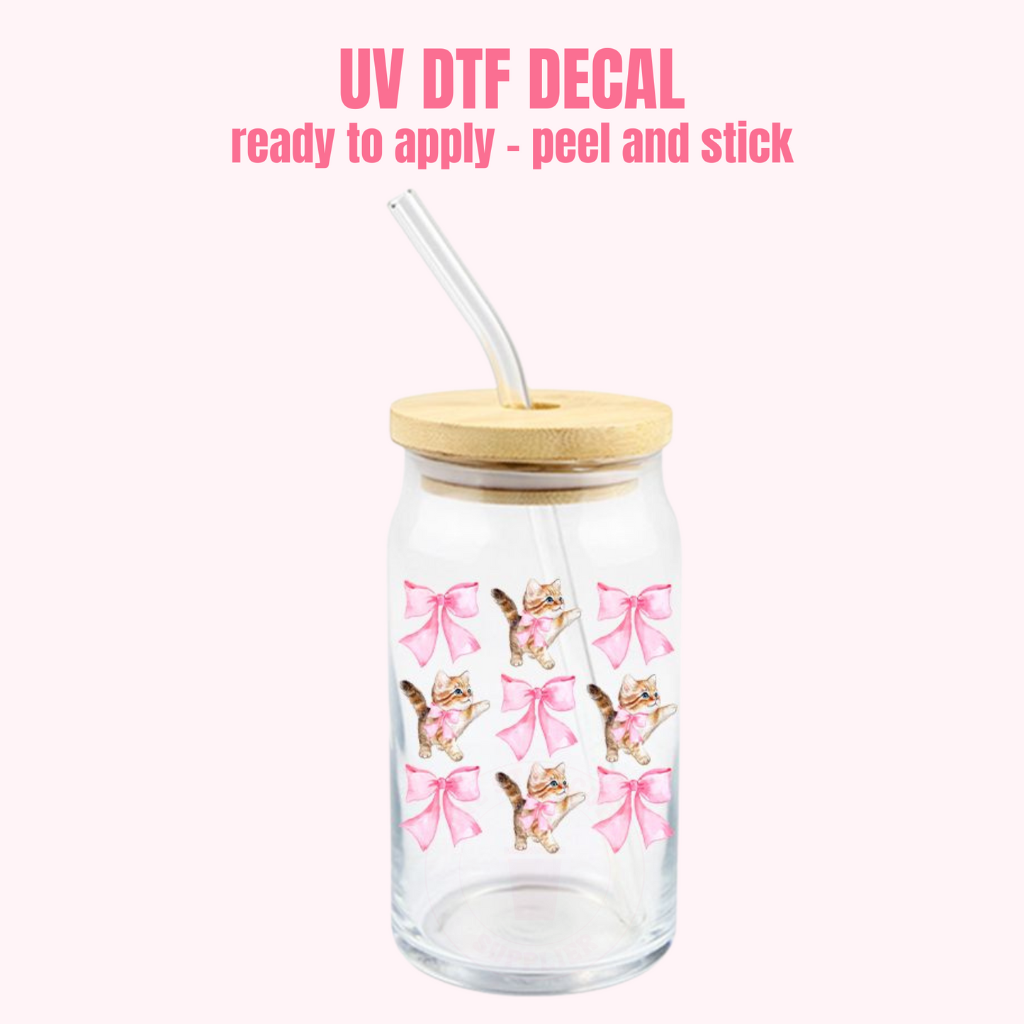 UV DTF DECAL Cat Coquette#167