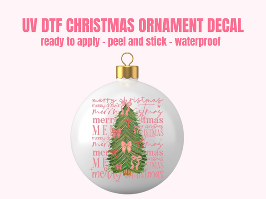 UV DTF CHRISTMAS ORNAMENT #62
