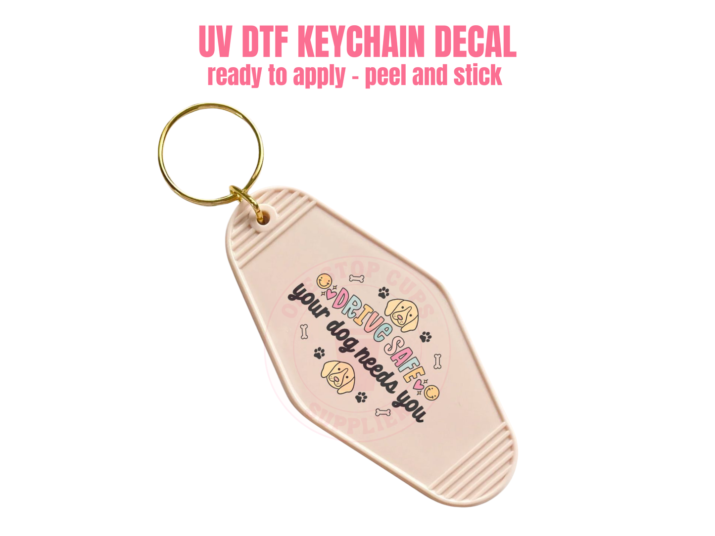 UV DTF KEYCHAIN DECAL