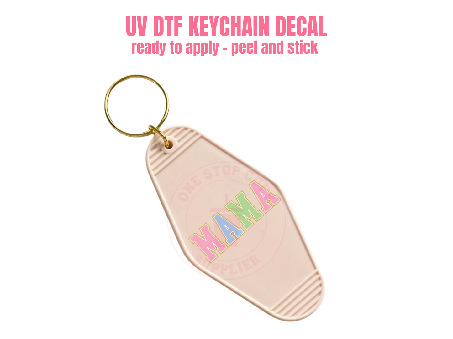 UV DTF KEYCHAIN DECAL