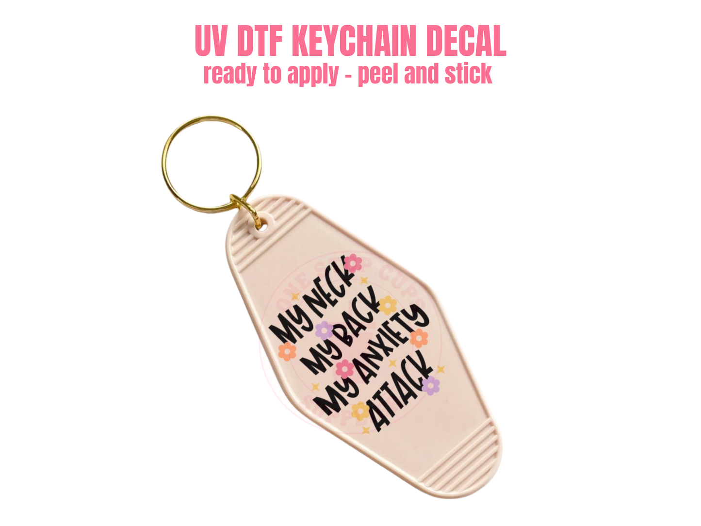 UV DTF KEYCHAIN DECAL