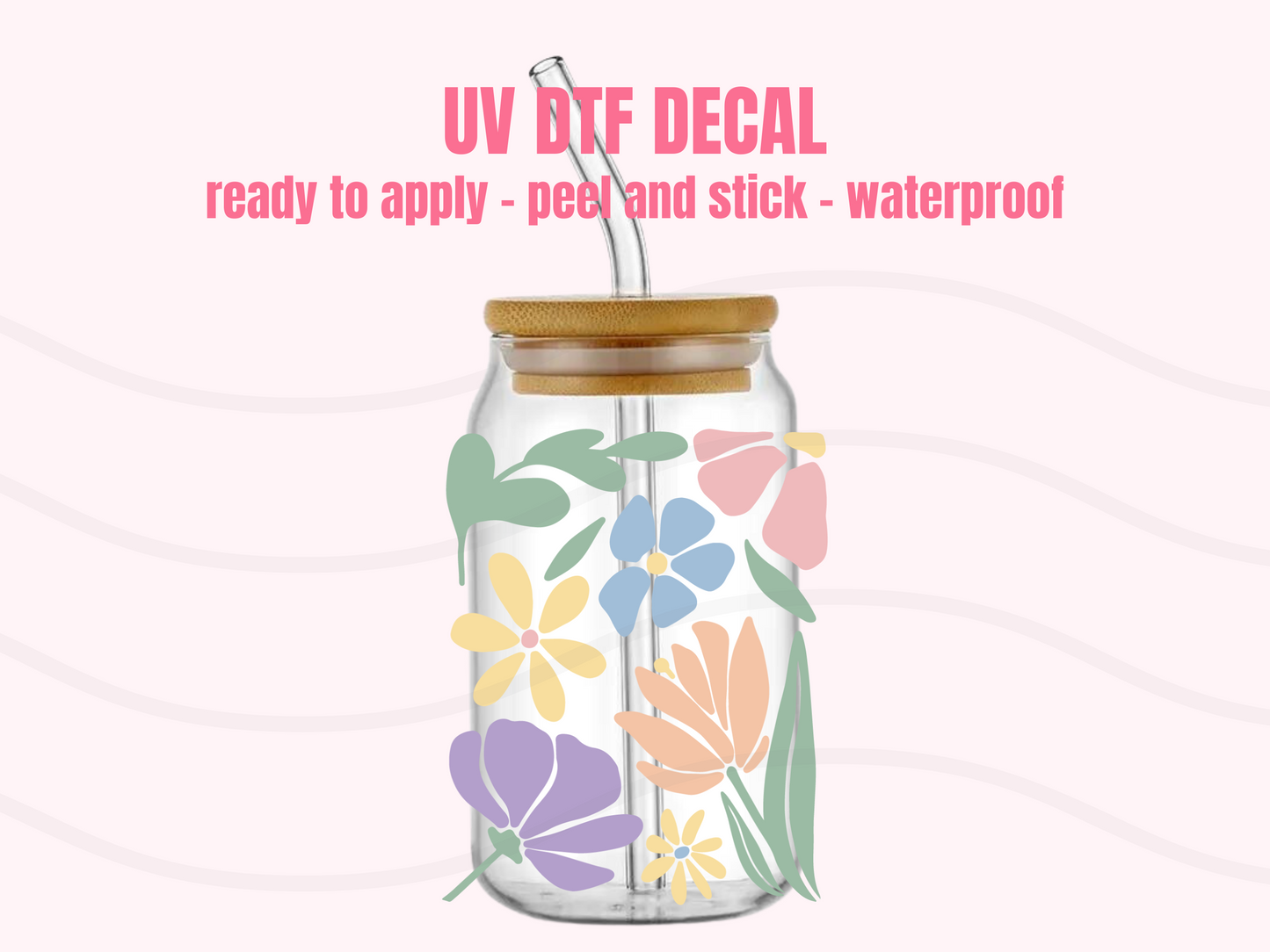 UV DTF DECAL Flower #95