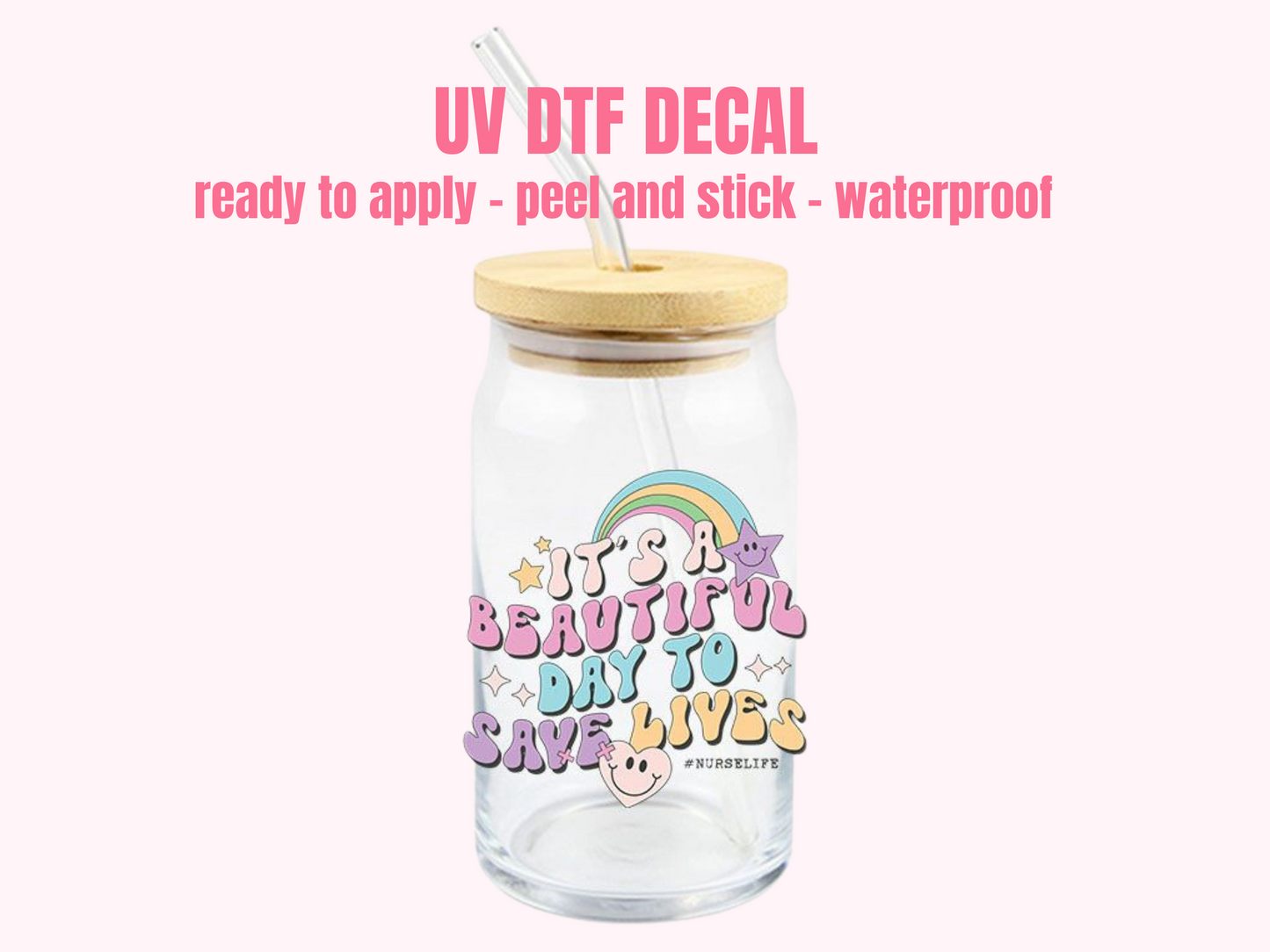 UV DTF DECAL Nurse Life