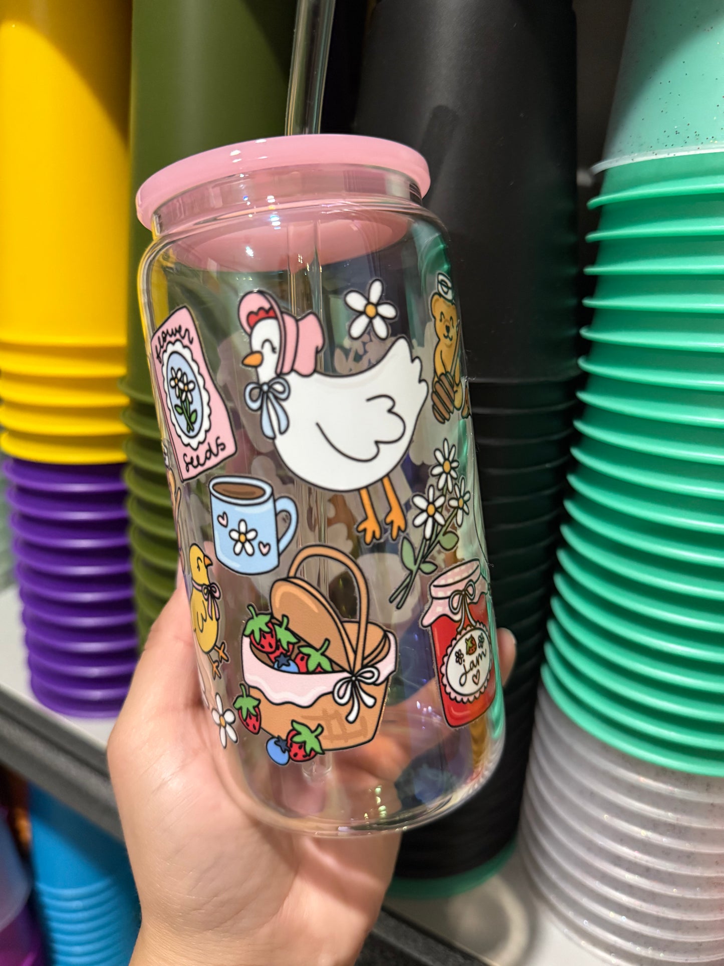 16oz Glass Can Spring