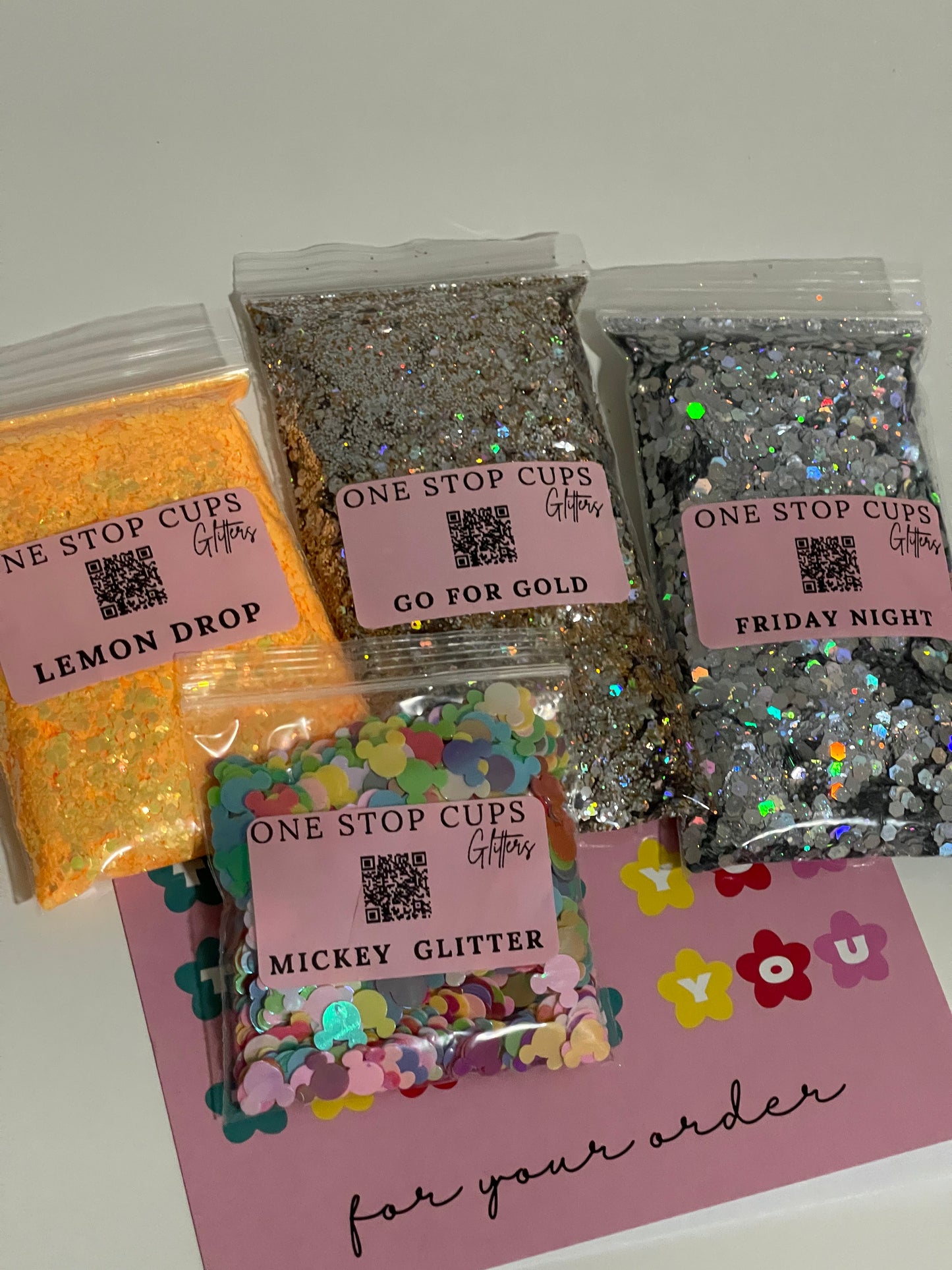 GRAB BAGS - 5 GLITTER BAGS