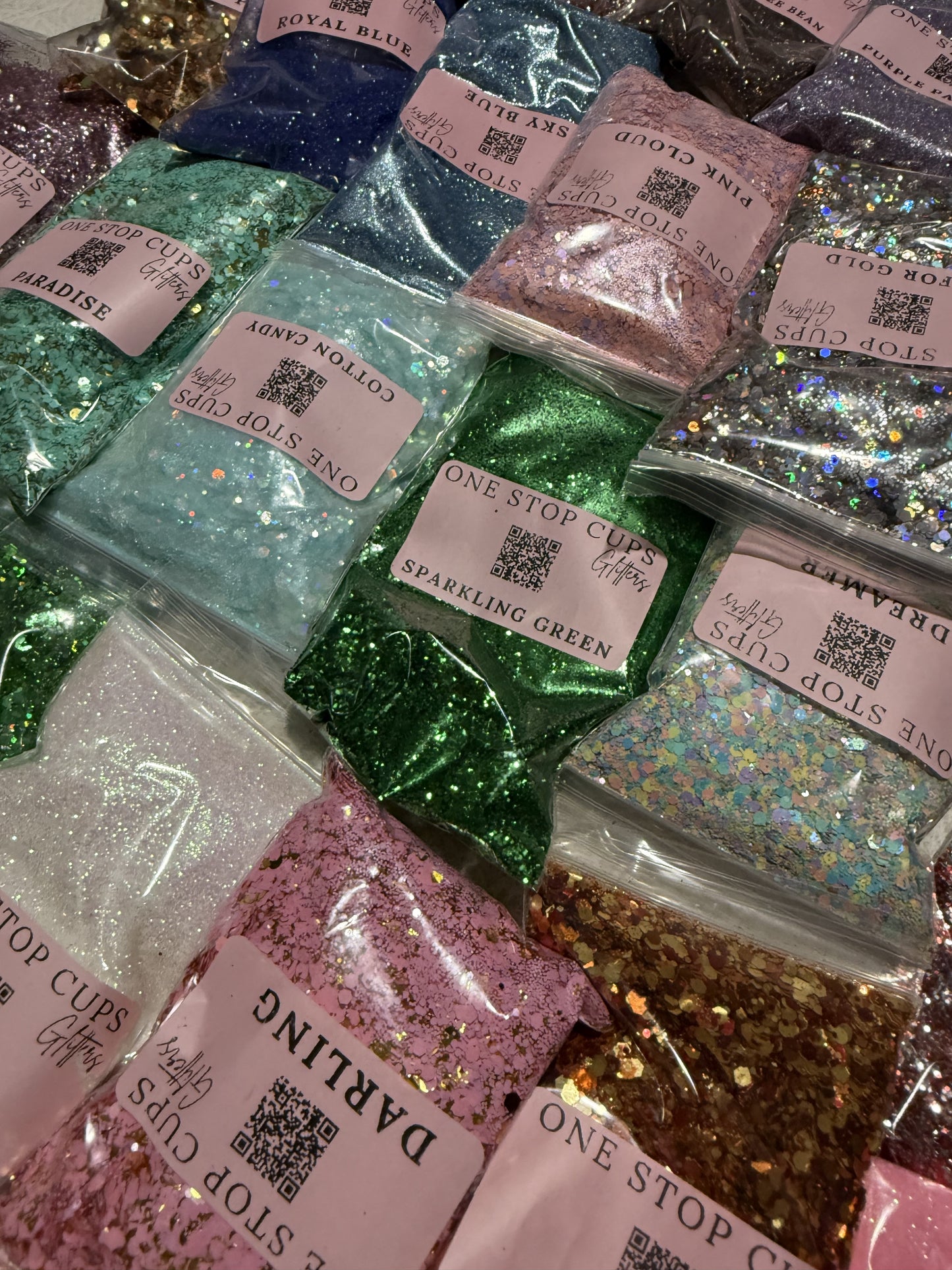 GRAB BAGS - 5 GLITTER BAGS