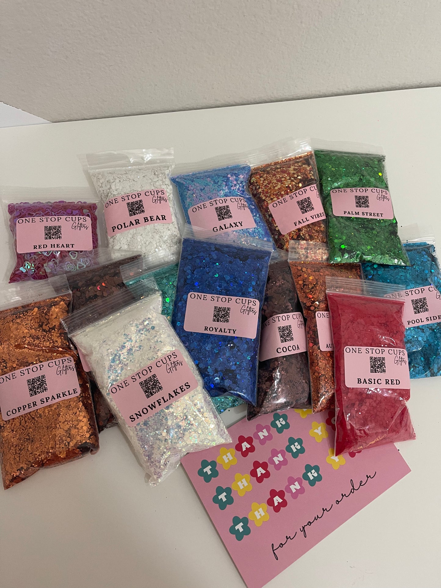 GRAB BAGS - 5 GLITTER BAGS