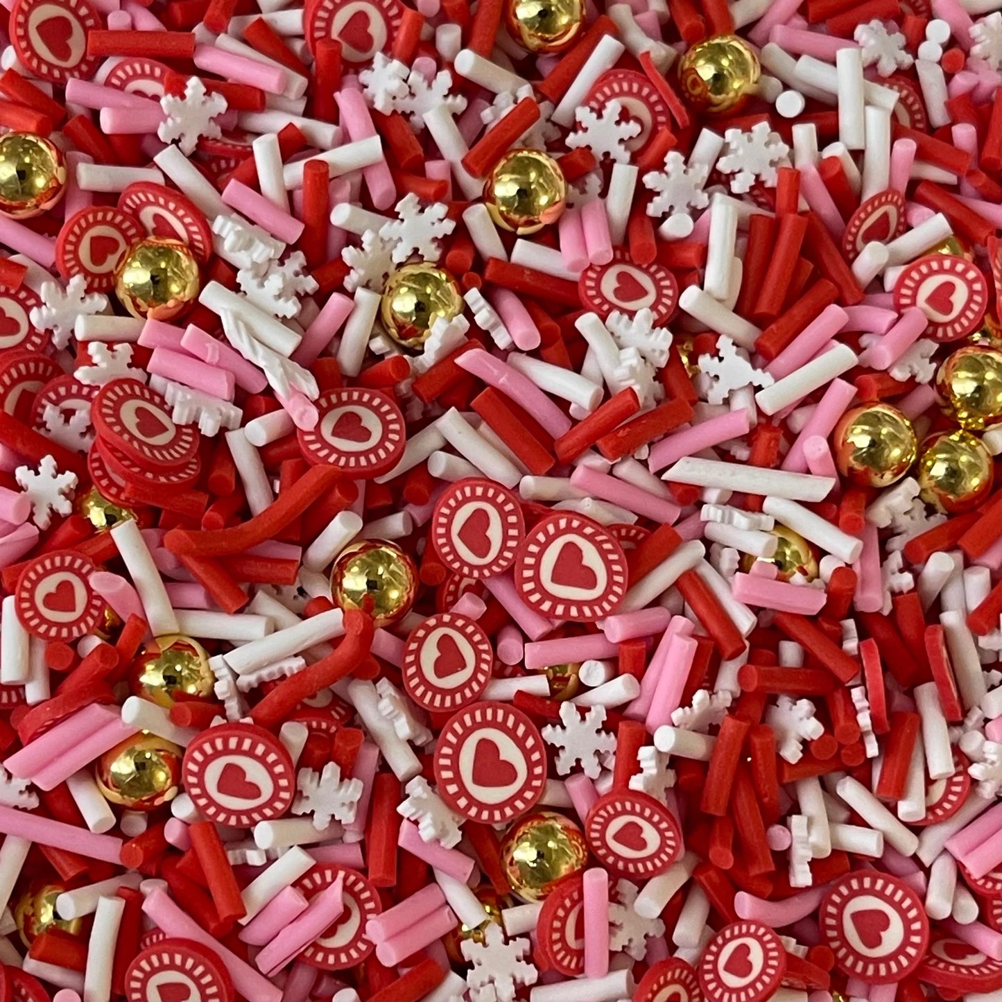 GRAB BAGS - 5 POLYMER CLAY/ SHAPE GLITTER BAGS