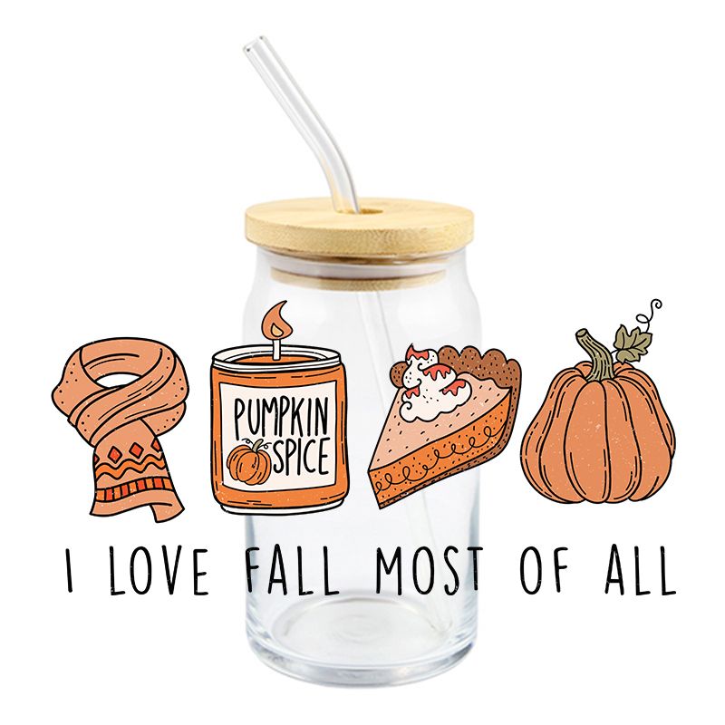 UVDTF CUP WRAP - Halloween & Fall #037