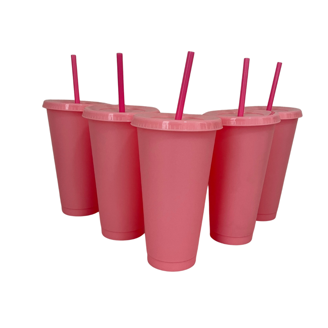 24oz Glitter Cold Cups (5 Pack)