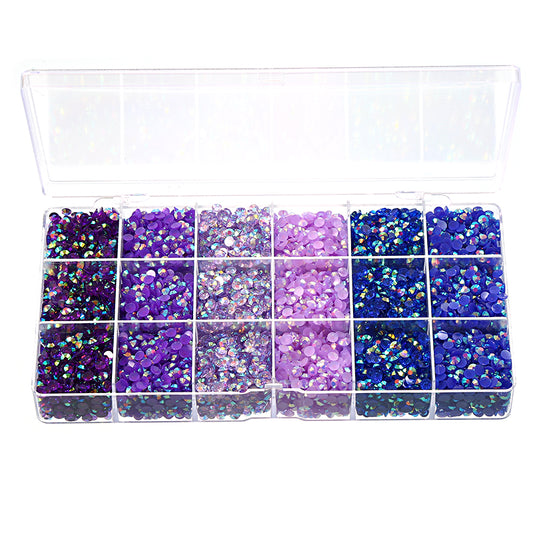 Maleficent's 6 Colors Jelly Rhinestone Kit