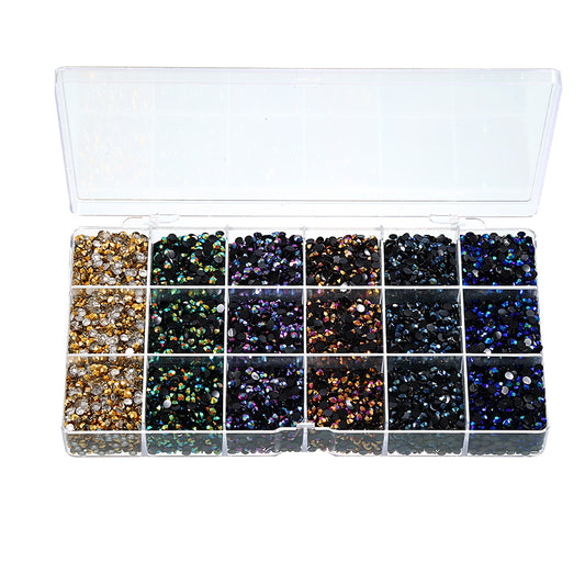 Metalic 6 Colors Jelly Rhinestone Kit