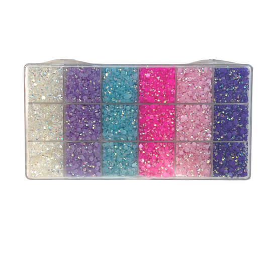 Princess 6 Colors Jelly Rhinestone Kit