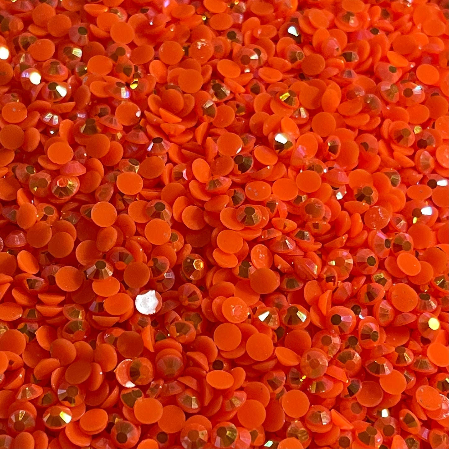 Neon Orange AB Jelly Rhinestone
