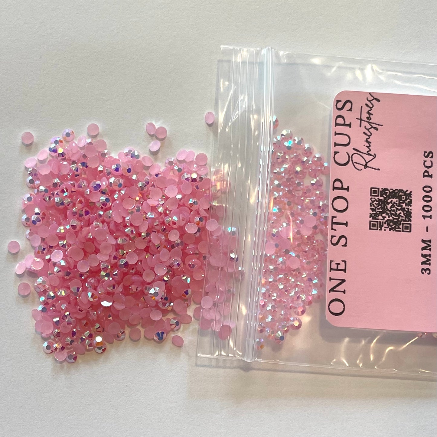 Light Pink AB Jelly Rhinestone