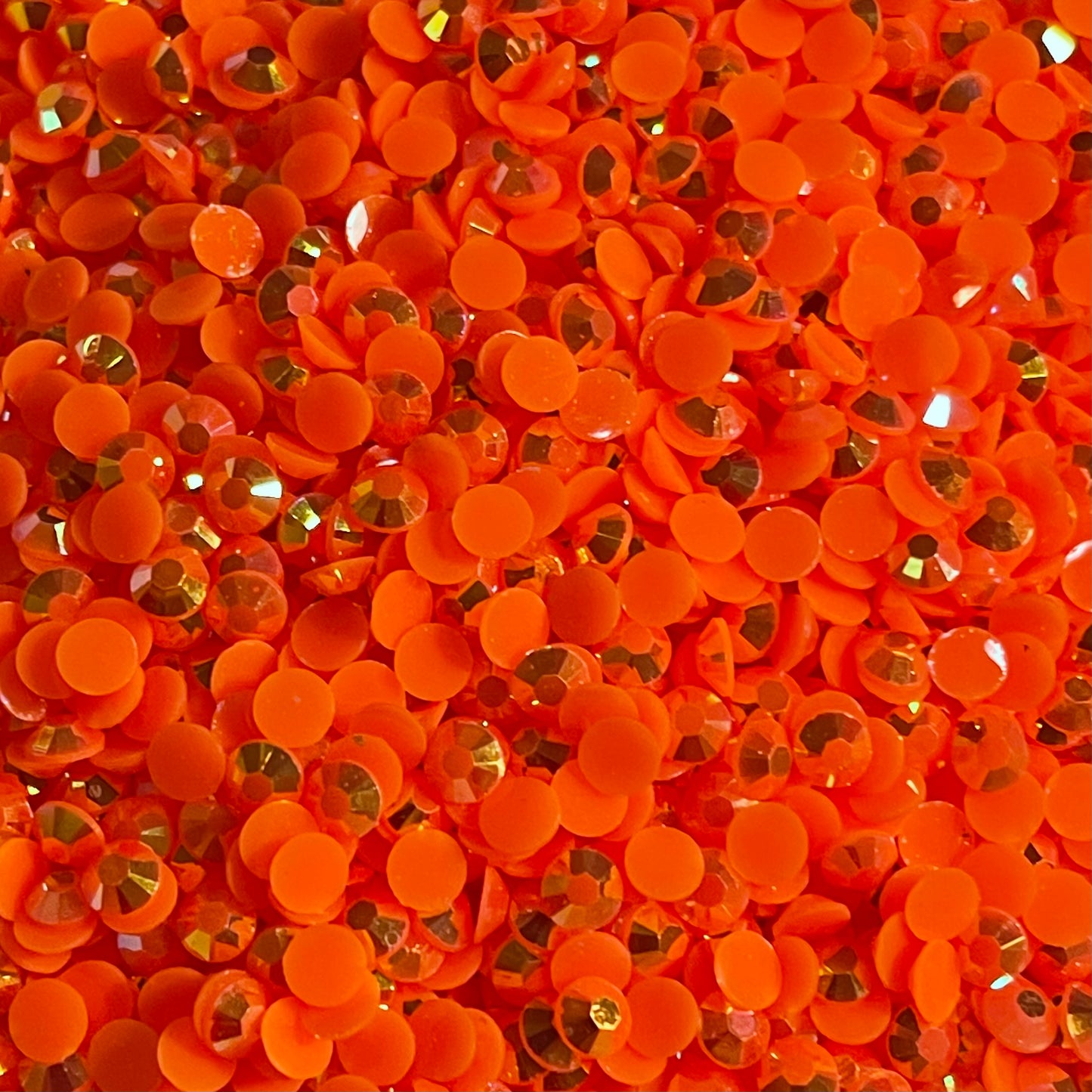 Neon Orange AB Jelly Rhinestone