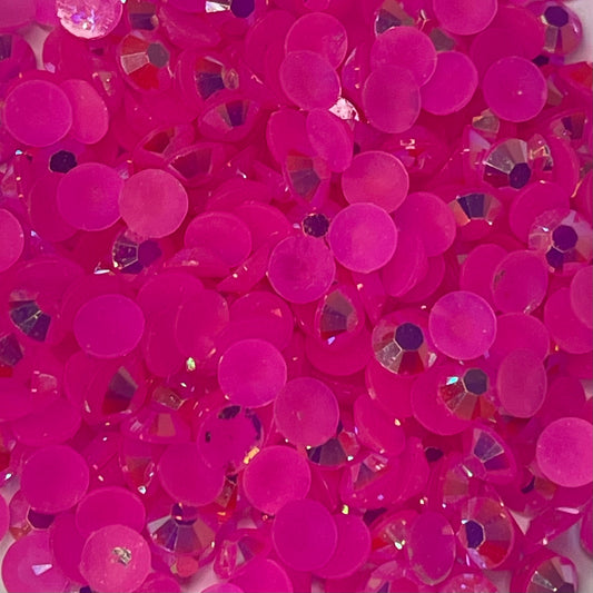 Hot Pink AB Jelly Rhinestone