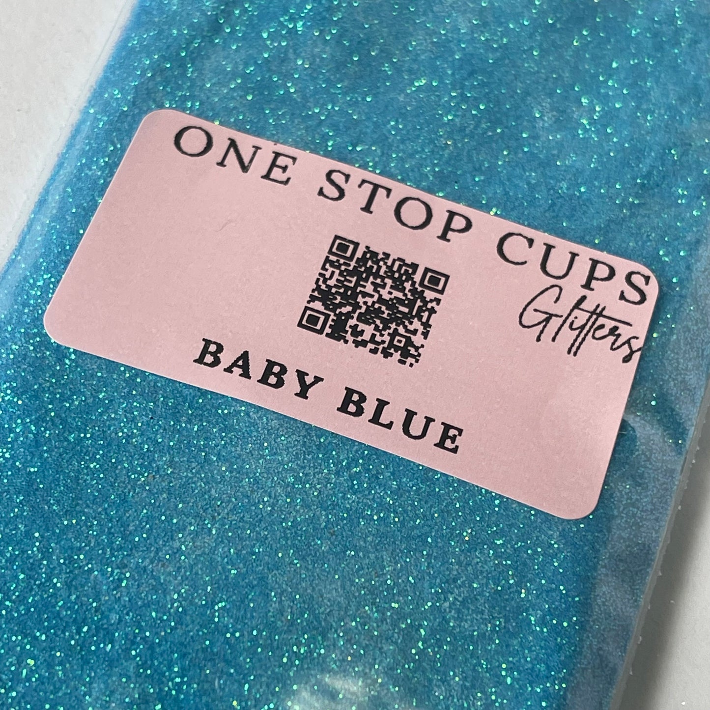 Baby Blue Glitter