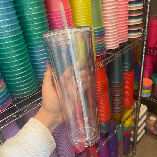 24oz Double Wall Acrylic Tumbler