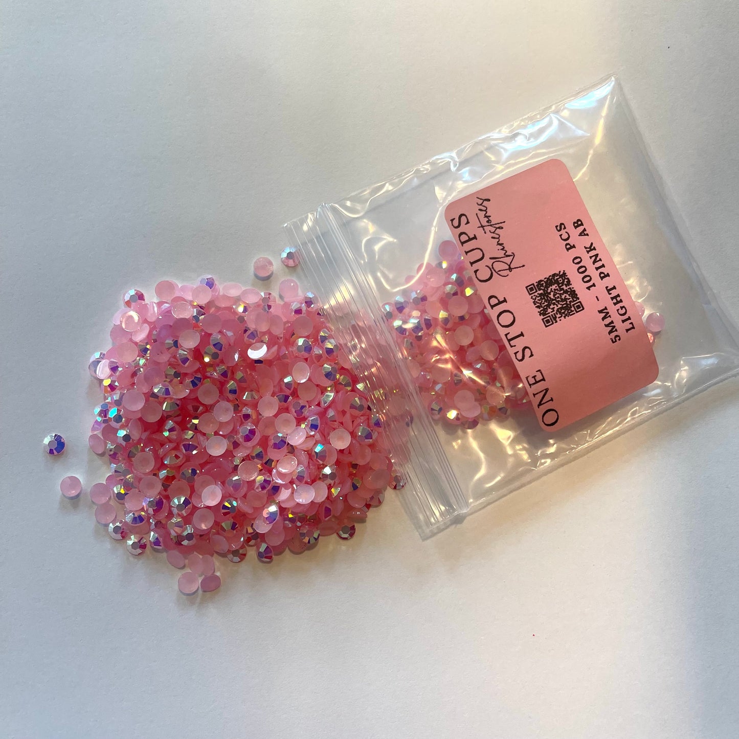 Light Pink AB Jelly Rhinestone