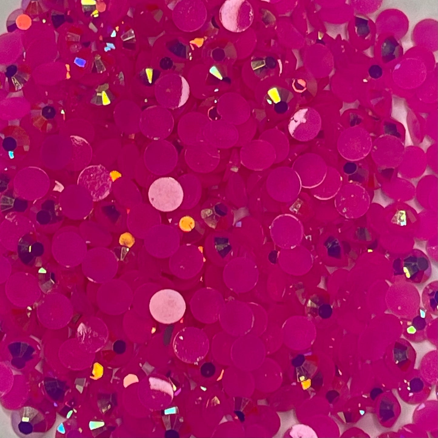 Hot Pink AB Jelly Rhinestone