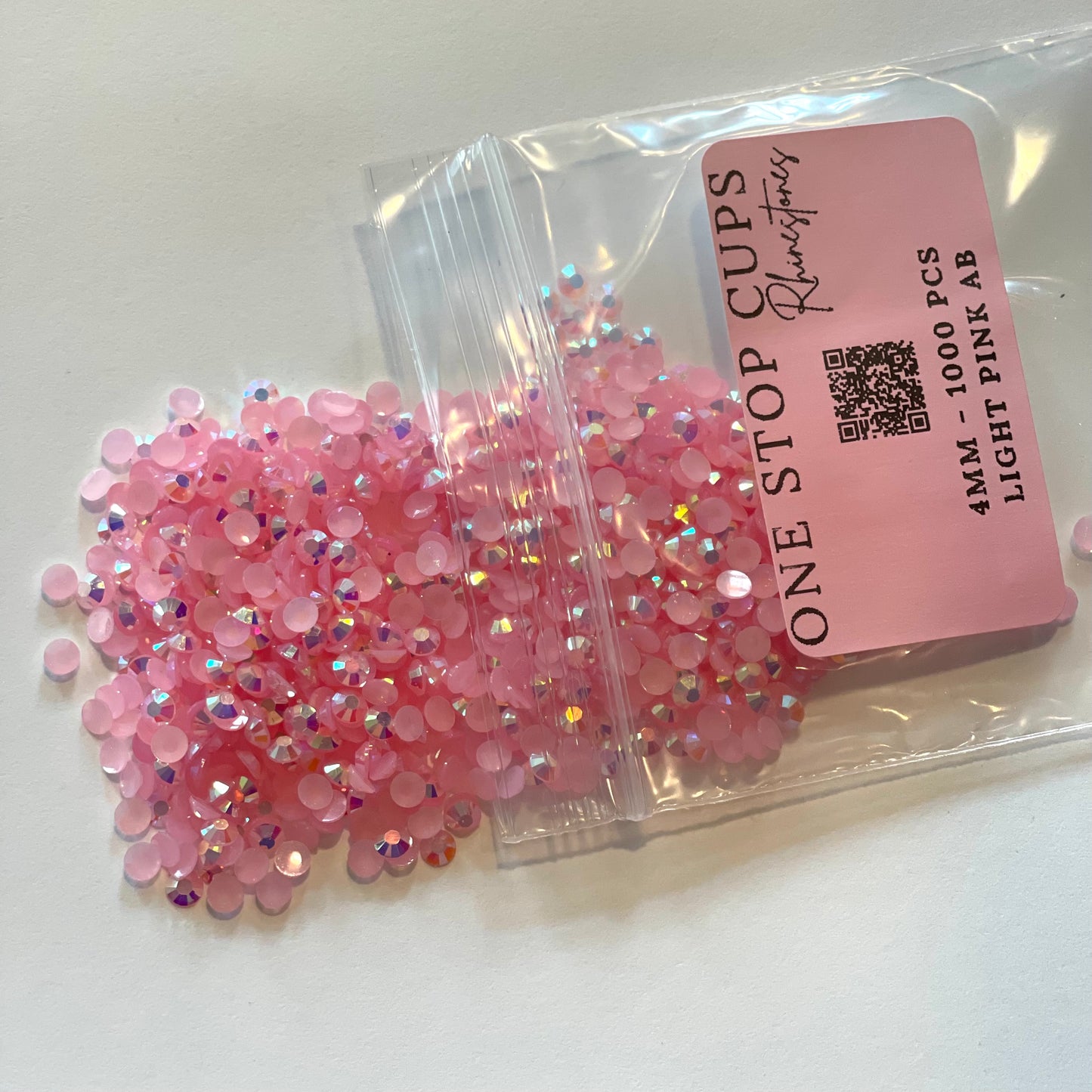 Light Pink AB Jelly Rhinestone
