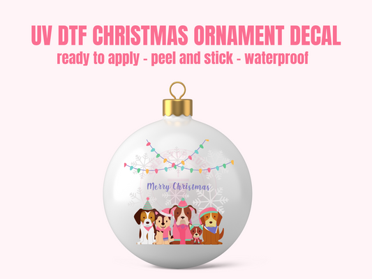 UV DTF CHRISTMAS ORNAMENT #25