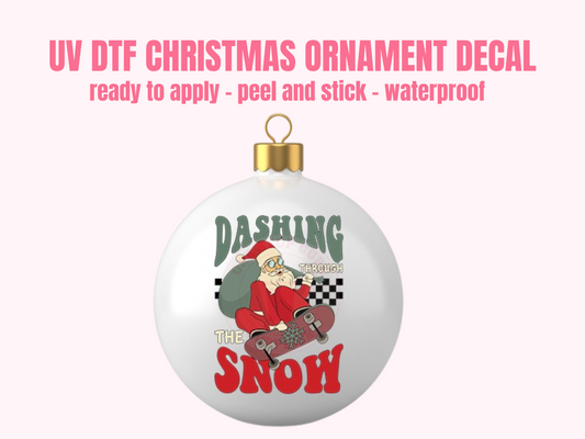 UV DTF CHRISTMAS ORNAMENT #34