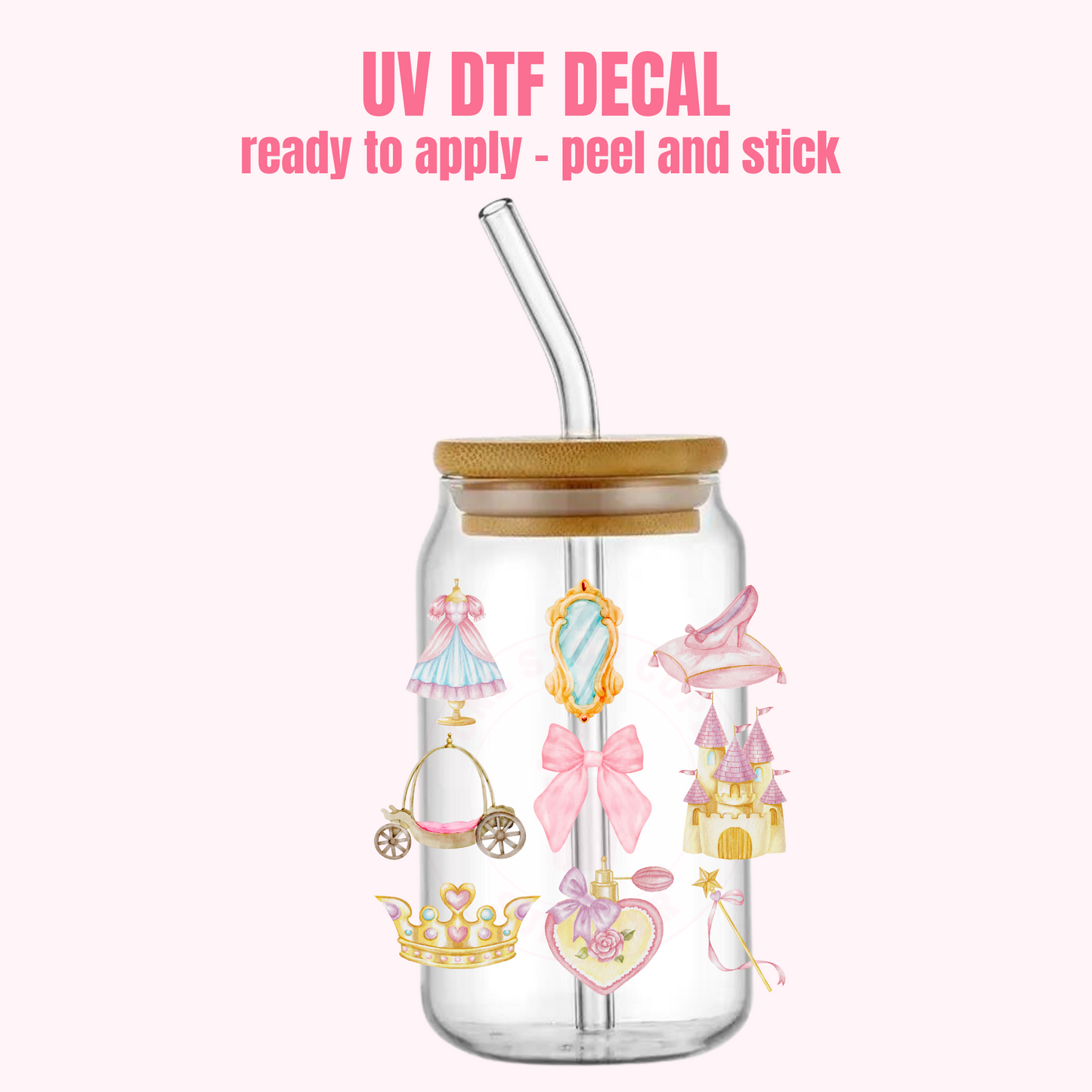 UV DTF DECAL Princess Coquette #186