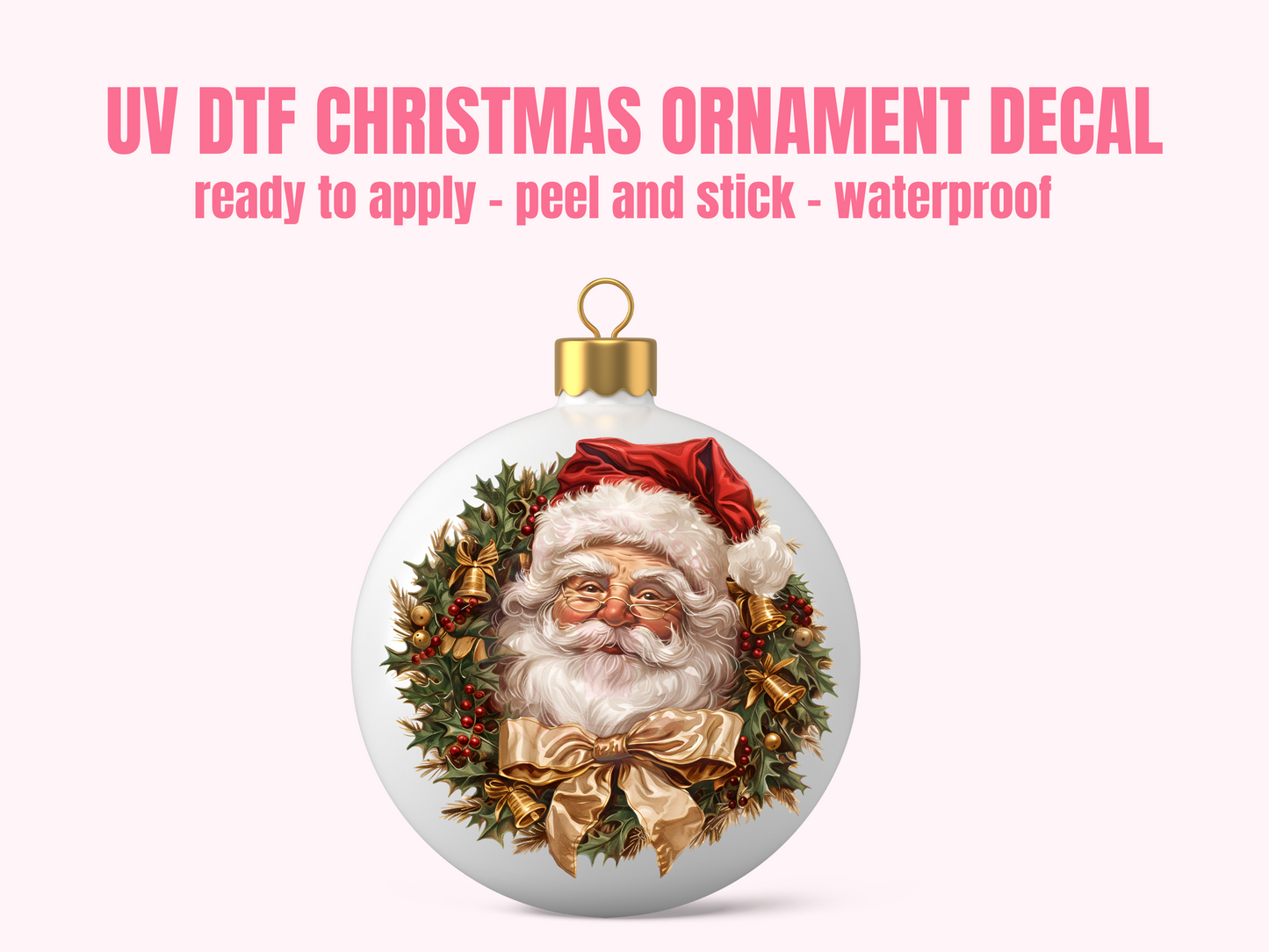 UV DTF CHRISTMAS ORNAMENT #49