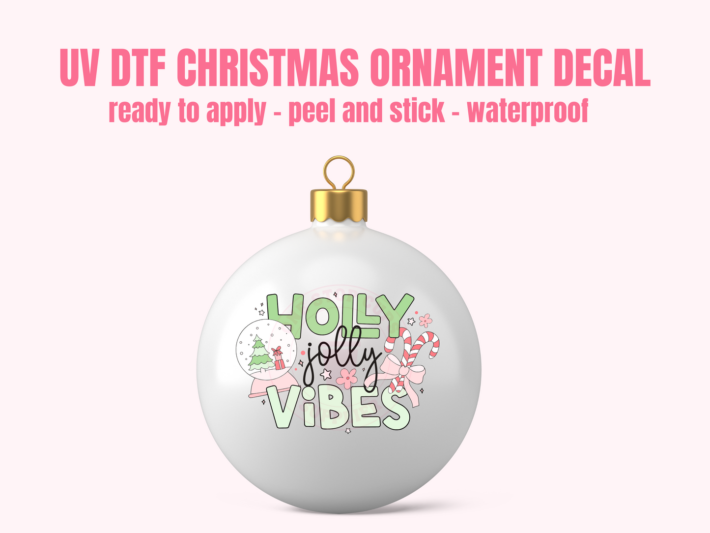 UV DTF CHRISTMAS ORNAMENT #11