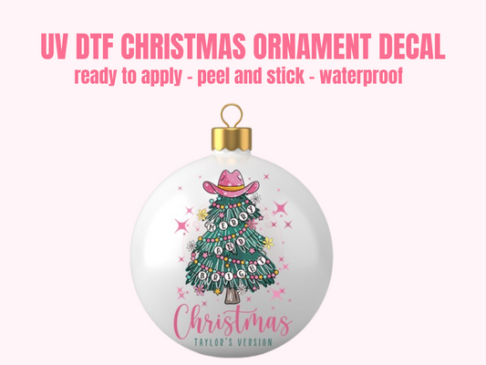 UV DTF CHRISTMAS ORNAMENT #36