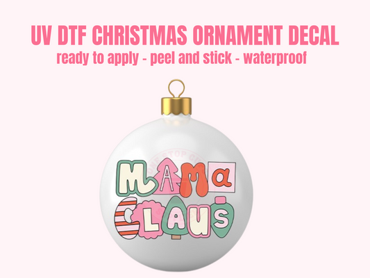 UV DTF CHRISTMAS ORNAMENT #37