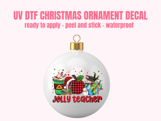 UV DTF CHRISTMAS ORNAMENT #39