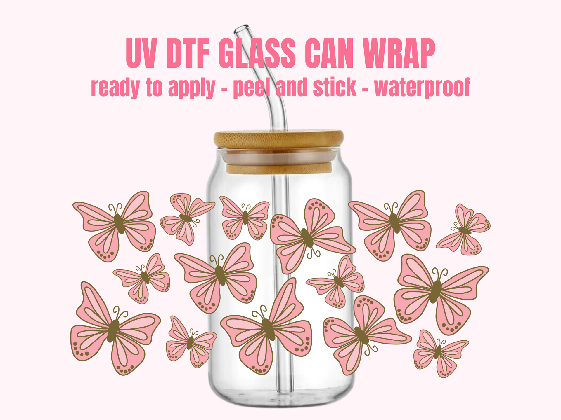 Unicorn Drinks - UV Wrap 16oz Glass Can