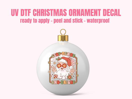 UV DTF CHRISTMAS ORNAMENT #17