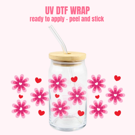 UV DTF CUP WRAP Flower P55