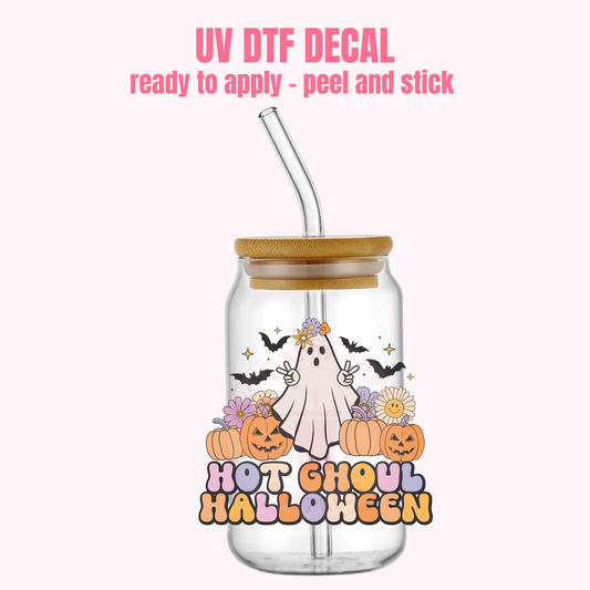 UV DTF DECAL Hot Ghoul Halloween #207