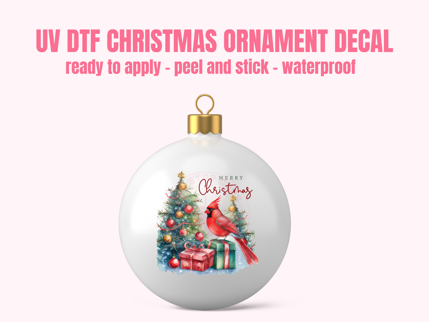 UV DTF CHRISTMAS ORNAMENT #20