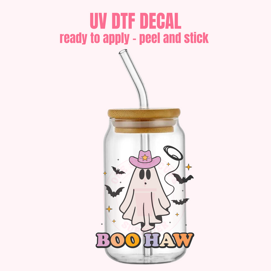 UV DTF DECAL Boo Haw #219