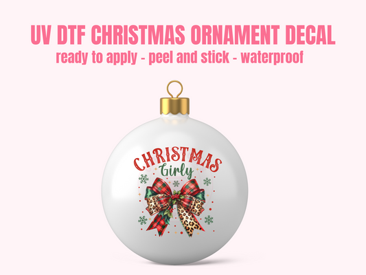 UV DTF CHRISTMAS ORNAMENT #22