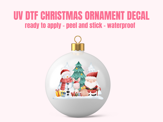 UV DTF CHRISTMAS ORNAMENT #23