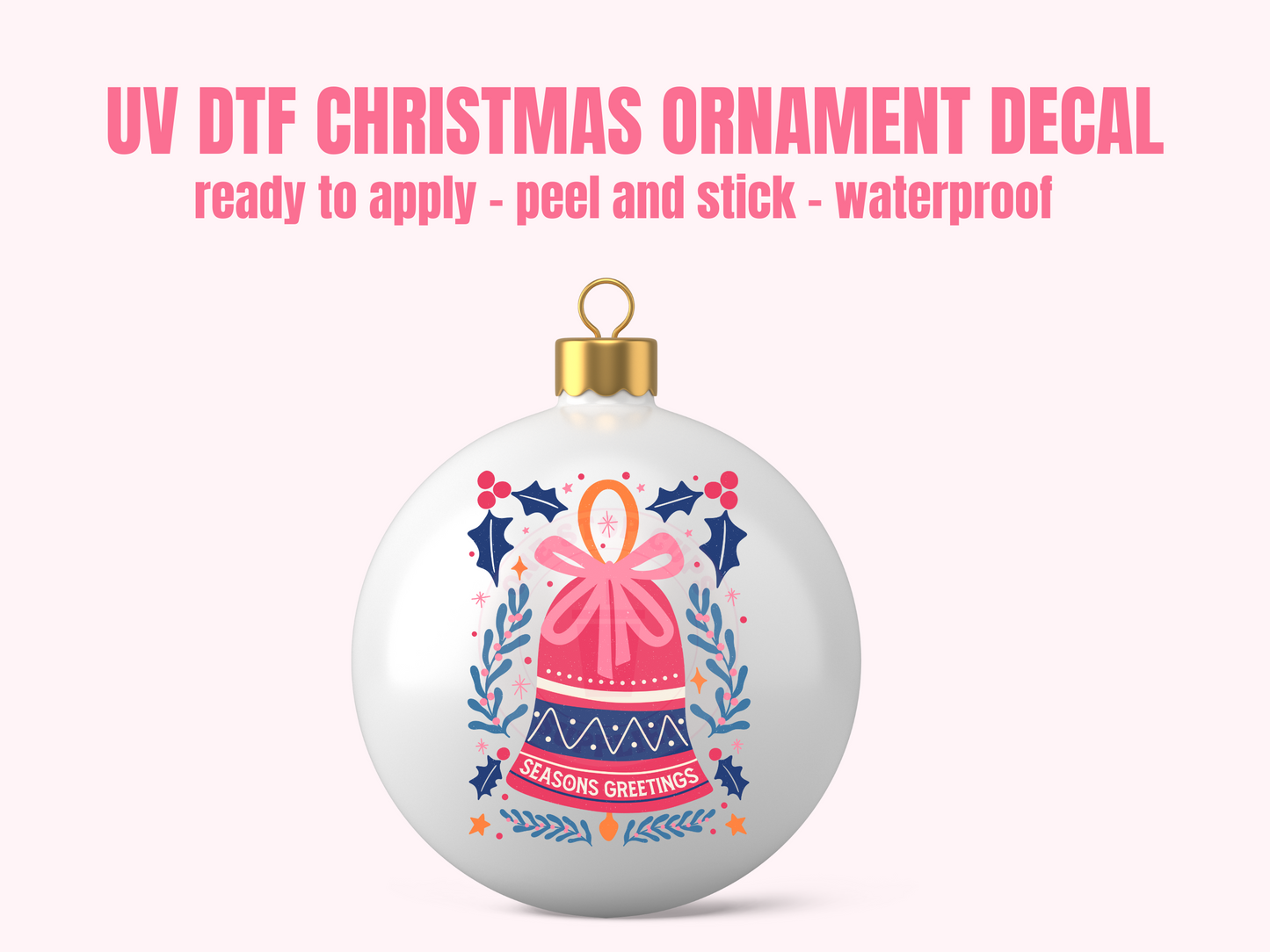 UV DTF CHRISTMAS ORNAMENT #88